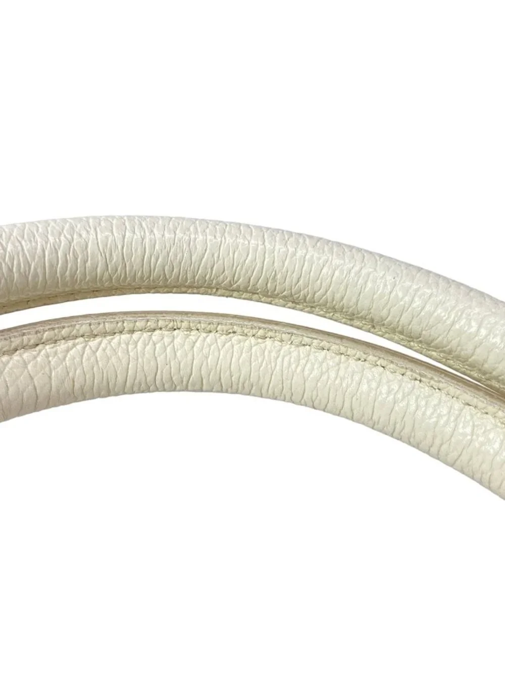 Chanel Tote Executive Line Ivory Gold Leather